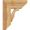 Ekena Millwork Balboa Slat Rough Sawn Bracket w/ Offset Brace, Western Red Cedar, 8"W x 18"D x 22"H BKT0806X18X22BOA06RWR - alternate 4